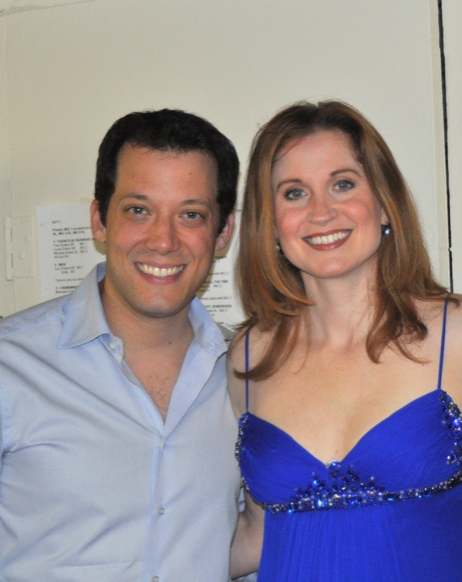 John Tartaglia  and Christiane Noll Photo