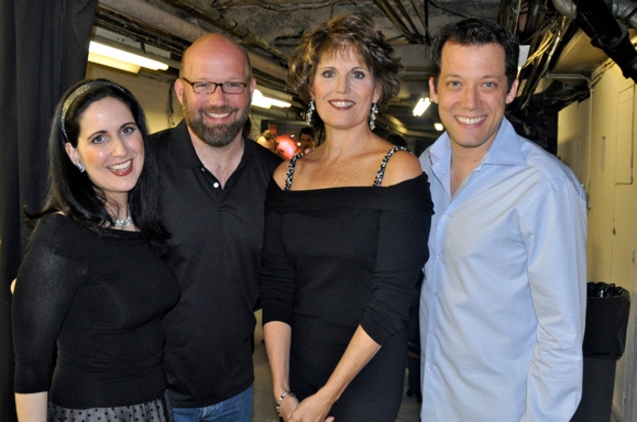Stephanie D'Abruzzo, Scott Coulter, Lucie Arnaz and John Tartaglia Photo