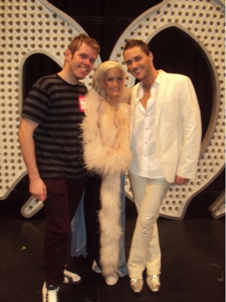 Photo Flash: Perez Hilton Visits PEEPSHOW! Image