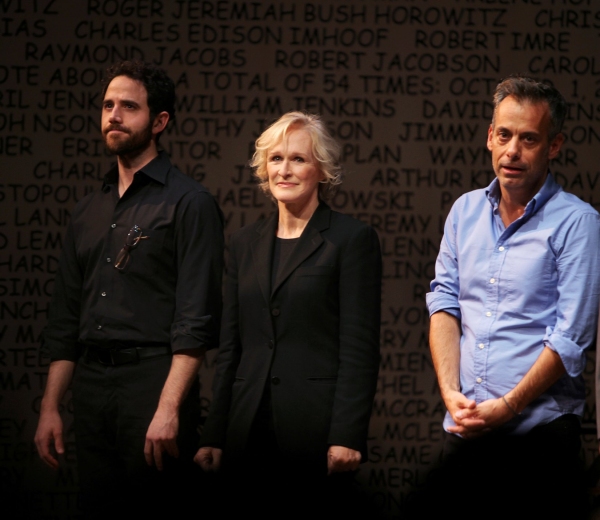 Santino Fontana, Glenn Close & Joe Mantello Photo