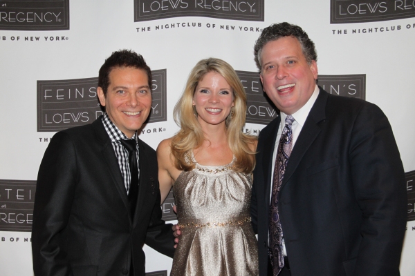 Michael Feinstein, Kelli O'Hara and Billy Stritch at 