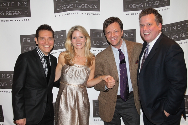 Michael Feinstein, Kelli O'Hara, Jim Caruso and Billy Stritch at 