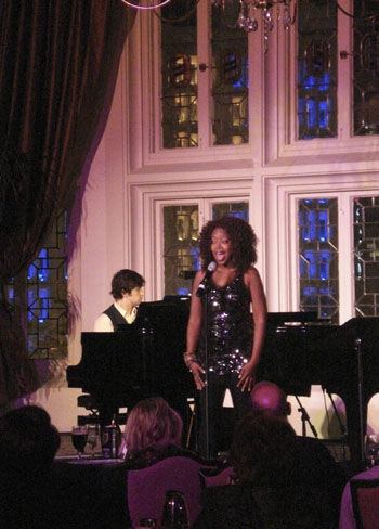 Brett Ryback and Jennifer Leigh Warren perform at The Cabaret at the Columbia Club Photo