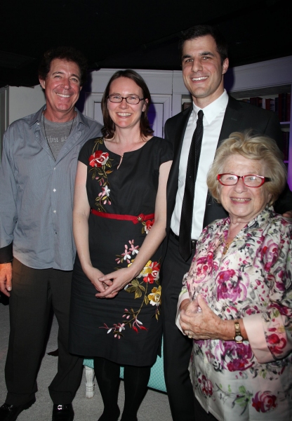  Barry Williams, Abby Grotke, Ken Davenport and Dr. Ruth Westheimer  Photo