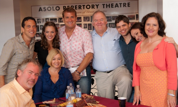 Ivan Menchell, Laura Osnes, Jeff Calhoun, Wayne Duvall, Jeremy Jordan,Melissa van der Photo