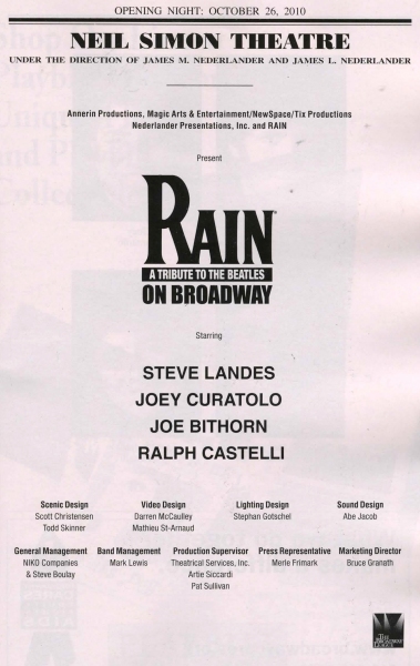 Photo Coverage: RAIN Opening Night Finale! Image