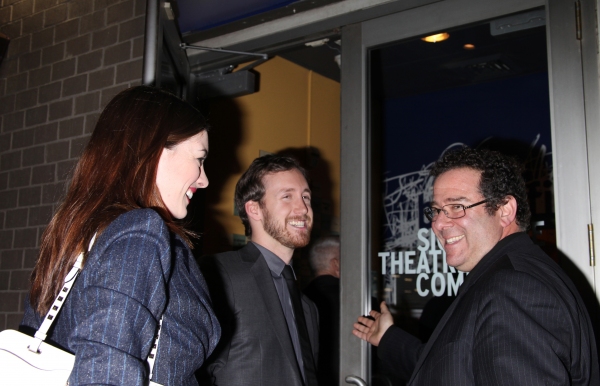 Anne Hathaway with Boyfriend & Michael Greif Photo