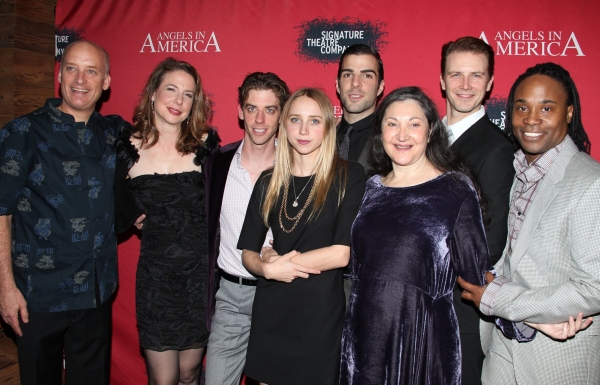 Frank Wood, Robin Weigert, Christian Borle, Zoe Kazan, Zachary Quinto, Robin Bartlett Photo