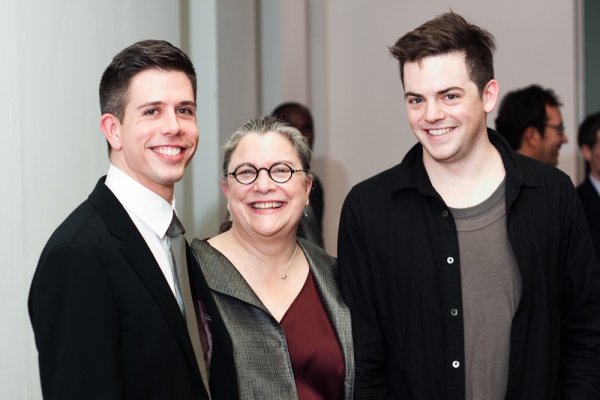 Stephen Karam, Diane Wondisford and Nico Muhly Photo