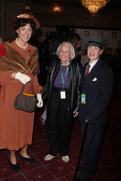 Liz Smith with Judy Gold as Eleanor Roosevelt with girlfriend as Teddy Roosevelt Photo
