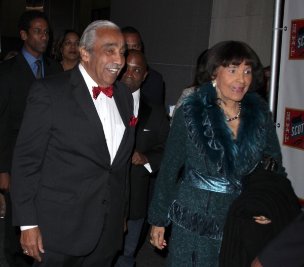 Charles Rangel & wife Photo