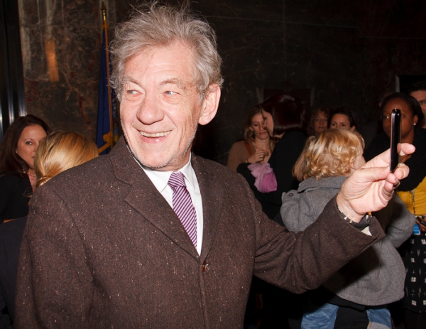 Photo Coverage: Ian McKellen Lights Up the Empire State Building for Only Make Believe Image
