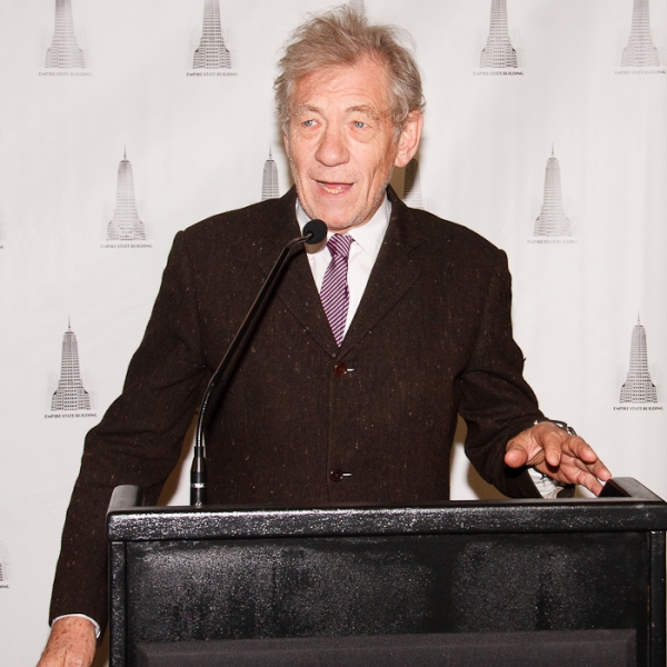 Photo Coverage: Ian McKellen Lights Up the Empire State Building for Only Make Believe Image