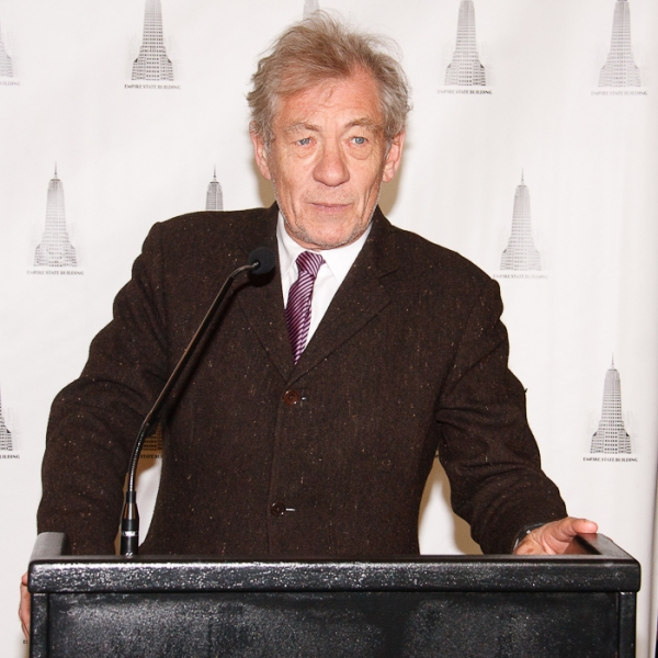 Photo Coverage: Ian McKellen Lights Up the Empire State Building for Only Make Believe Image