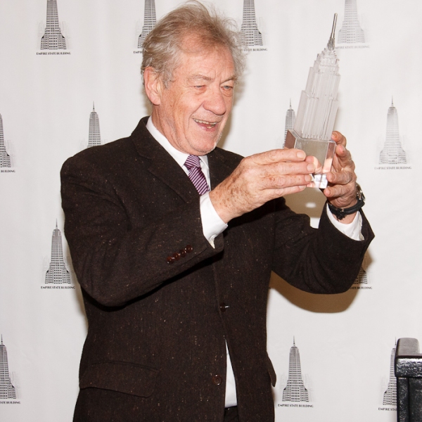 Photo Coverage: Ian McKellen Lights Up the Empire State Building for Only Make Believe Image