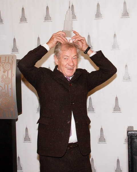 Photo Coverage: Ian McKellen Lights Up the Empire State Building for Only Make Believe Image