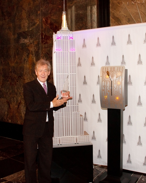 Photo Coverage: Ian McKellen Lights Up the Empire State Building for Only Make Believe Image
