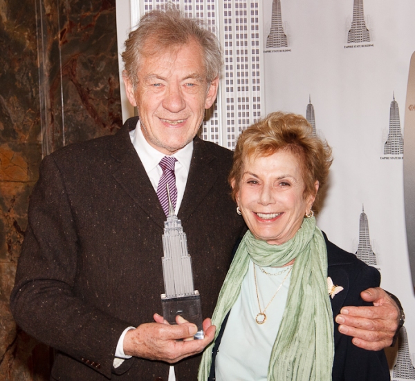 Photo Coverage: Ian McKellen Lights Up the Empire State Building for Only Make Believe Image