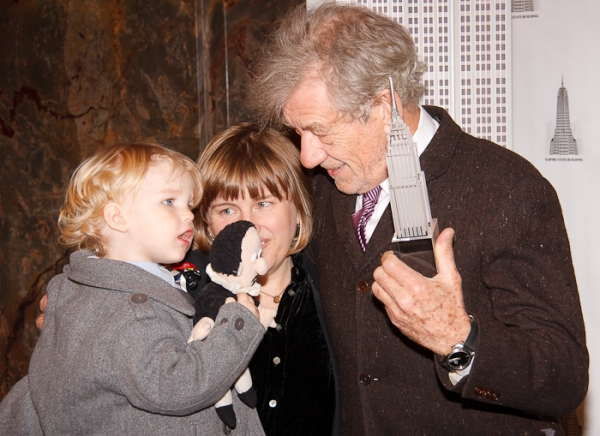 Photo Coverage: Ian McKellen Lights Up the Empire State Building for Only Make Believe Image