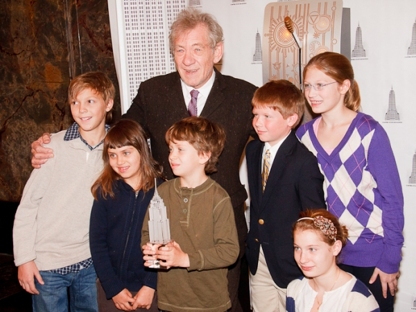 Photo Coverage: Ian McKellen Lights Up the Empire State Building for Only Make Believe 