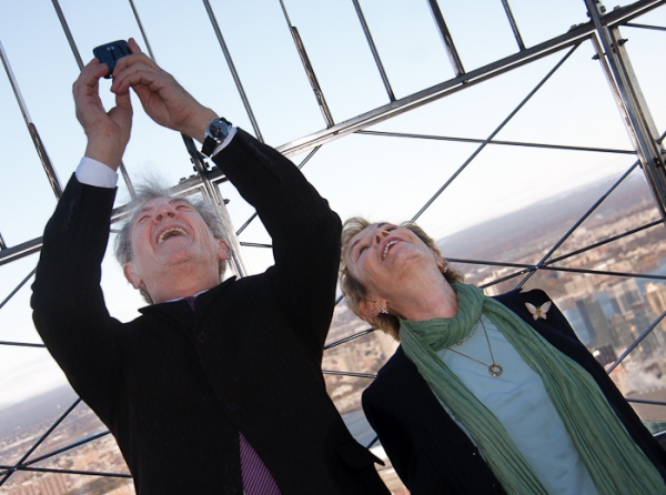 Photo Coverage: Ian McKellen Lights Up the Empire State Building for Only Make Believe Image