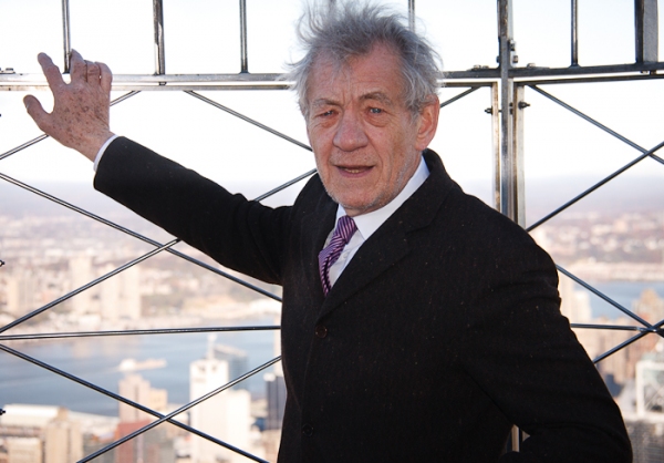 Photo Coverage: Ian McKellen Lights Up the Empire State Building for Only Make Believe Image