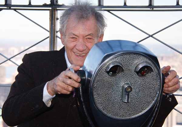 Photo Coverage: Ian McKellen Lights Up the Empire State Building for Only Make Believe 