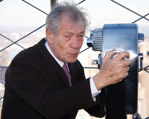 Photo Coverage: Ian McKellen Lights Up the Empire State Building for Only Make Believe Image