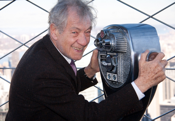Photo Coverage: Ian McKellen Lights Up the Empire State Building for Only Make Believe Image
