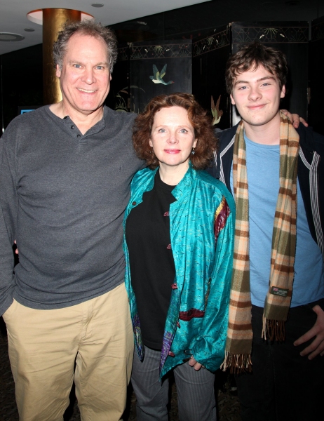 Jay O. Sanders, Maryann Plunkett and their son Jamie Sanders  Photo