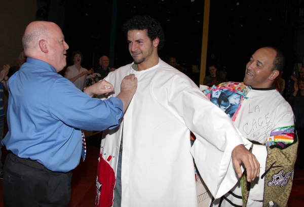 David Westphal, Julio Agustin (Gypsy Robe Recepient) & TC Montgomery (Gypsy Robe Rece Photo