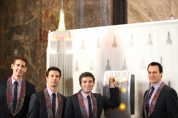 Photo Coverage: JERSEY BOYS Lighting Ceremony at the Empire State Building Image