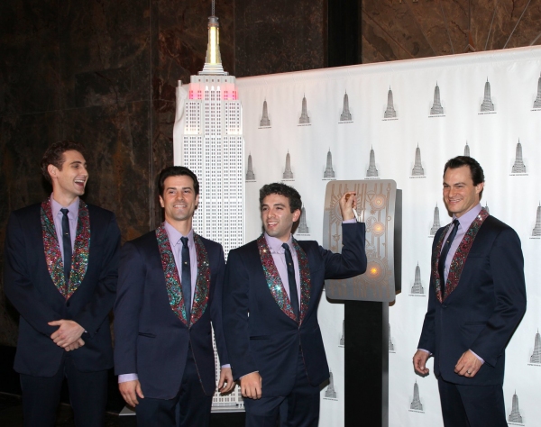Photo Coverage: JERSEY BOYS Lighting Ceremony at the Empire State Building Image