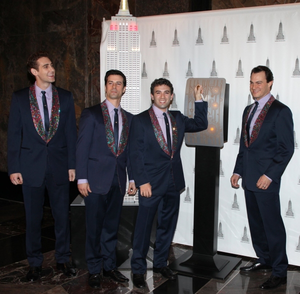Photo Coverage: JERSEY BOYS Lighting Ceremony at the Empire State Building Image