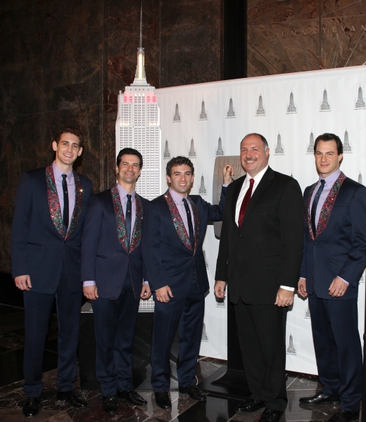 Photo Coverage: JERSEY BOYS Lighting Ceremony at the Empire State Building Image