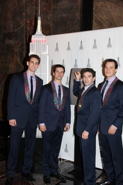 Photo Coverage: JERSEY BOYS Lighting Ceremony at the Empire State Building Image