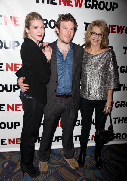 Lily Rabe, Michael Rabe & Jill Clayburgh attending The New Group 2010 Gala Benefit Photo