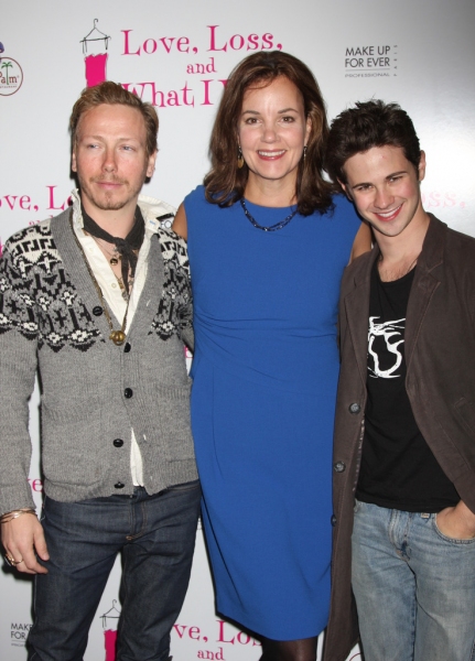 Margaret Colin, Connor Paolo and Eric Daman Photo