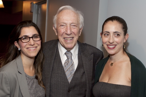 Bernard Gersten and his daughters Photo