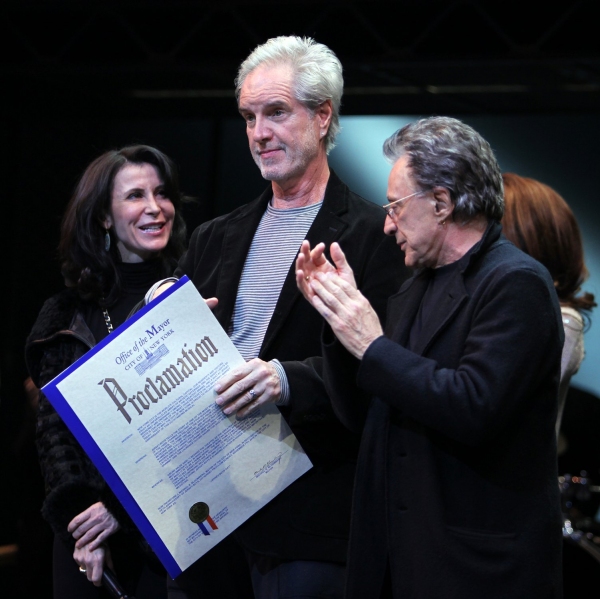 Frankie Valli & Bob Gaudio with Commissioner Katherine Oliver Photo