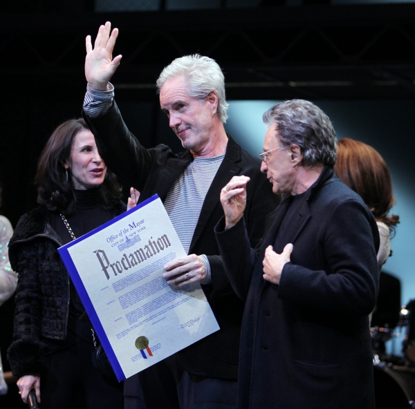 Frankie Valli & Bob Gaudio with Commissioner Katherine Oliver Photo