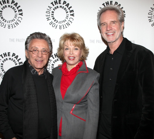 Pat Mitchell President & CEO, The Paley Center for Media with Frankie Valli & Bob Gau Photo