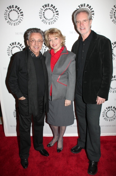 Pat Mitchell President & CEO, The Paley Center for Media with Frankie Valli & Bob Gau Photo