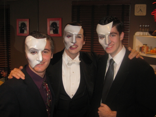 Photo Flash: High School PHANTOM Cast Visits Broadway Production Image