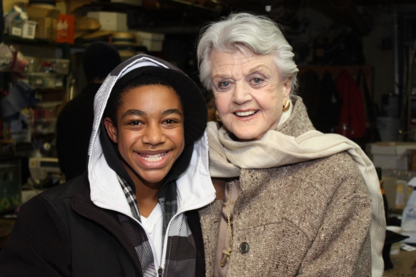 Photo Flash: Angela Lansbury Visits Cast of BANISHED CHILDREN OF EVE 