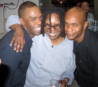 Whoopi Goldberg with Colman Domingo and Forrest McClendon Photo