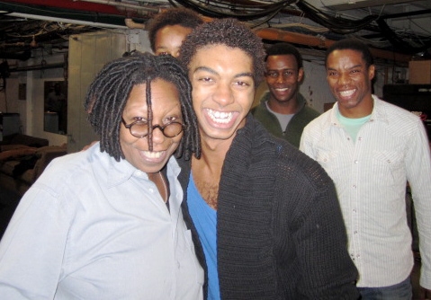 Photo Flash: Whoopi Goldberg Visits THE SCOTTSBORO BOYS! Image