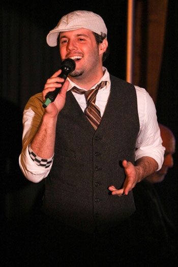 Matt Cusson performs at Upright Cabaret's American Icon Series Photo