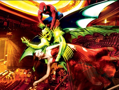 Photo Flash: Annie Leibovitz Shoots SPIDER-MAN for Vogue Image