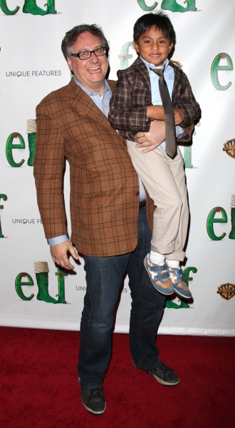 Douglas Carter Beane with son Cooper  Photo